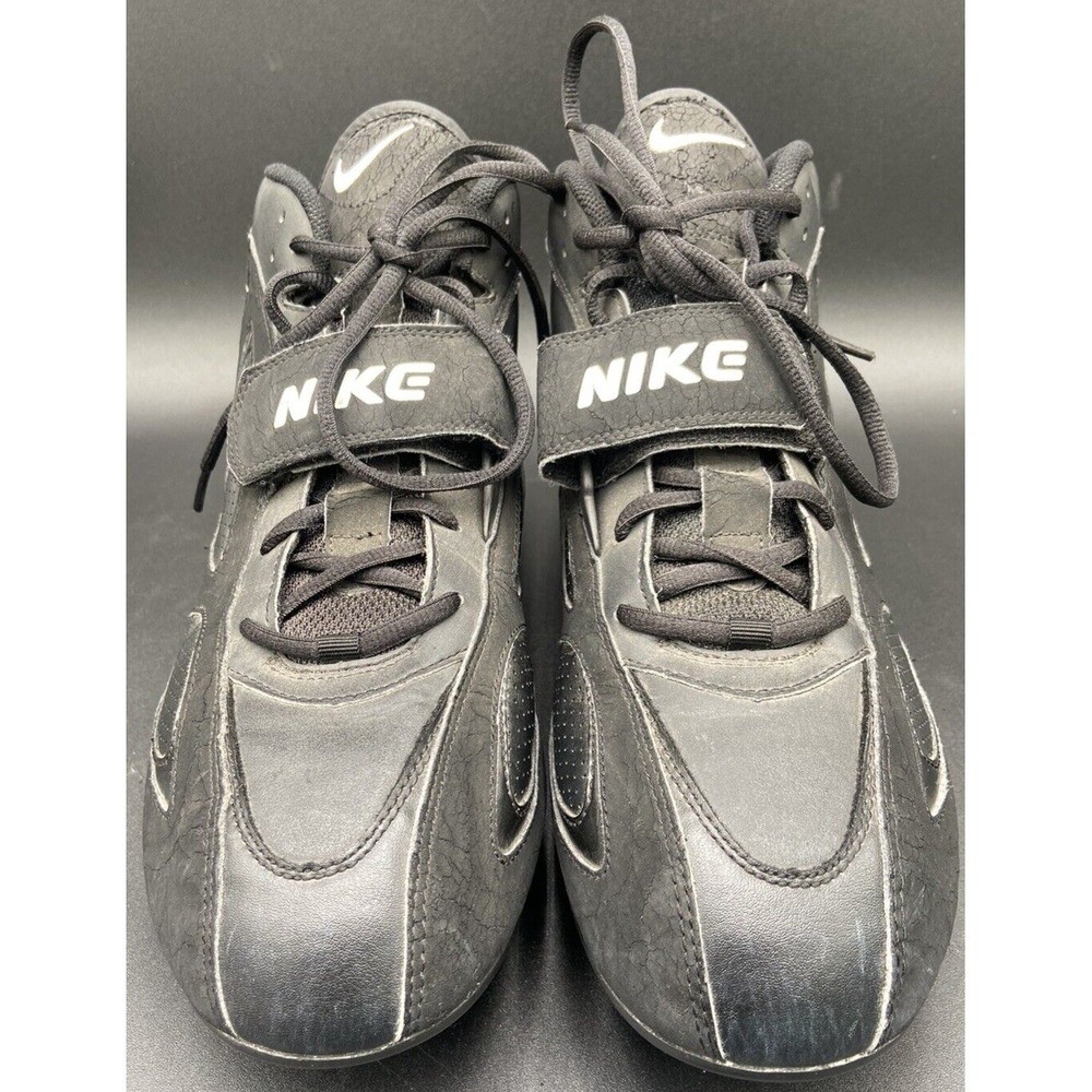 Nike Men's Football Cleats Black/White/Red Size 14 040103-LN 2